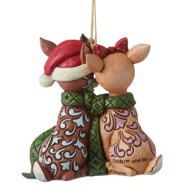 Jim Shore Rudolph & Clarice Ornament Annual Ornaments