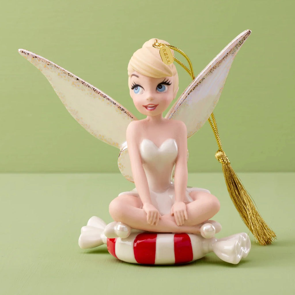 Lenox 2024 Disney Tinker Bell on Peppermint Ornament – Annual Ornaments