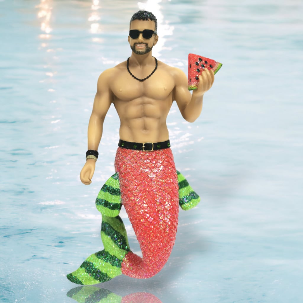 December Diamonds Merman Ornament - Big Melon – Annual Ornaments