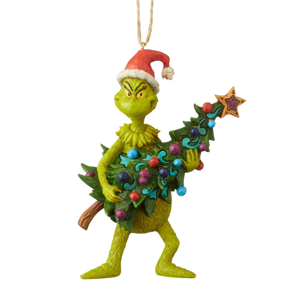 Jim Shore Grinch Holding Tree Ornament – Annual Ornaments