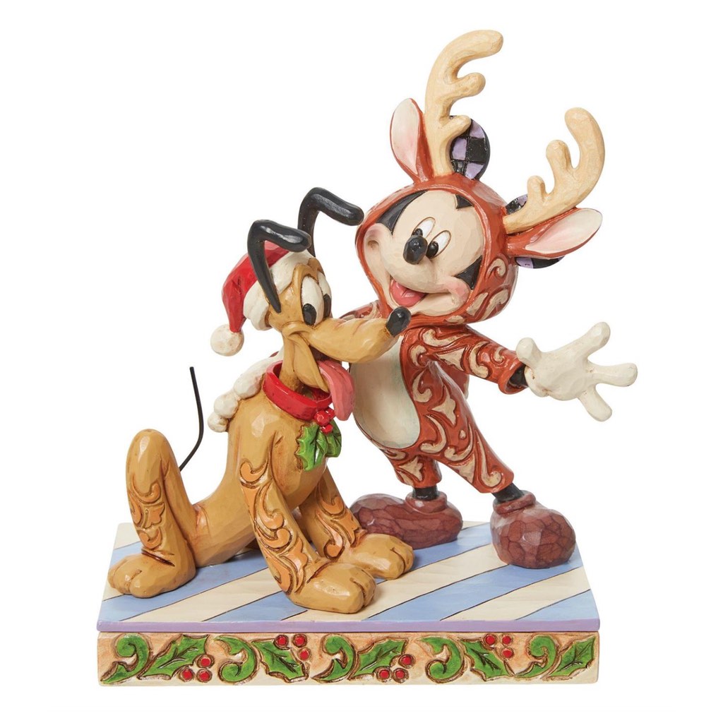 Disney Parks Jim Shore Christmas Figurine hotsell Mickey Loads of Christmas Cheer 2022