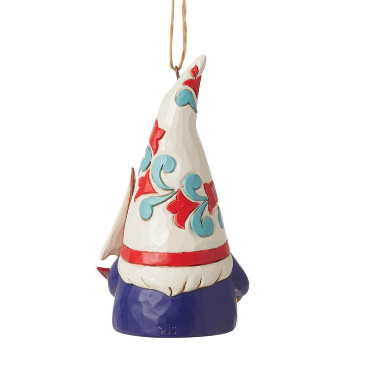 Jim Shore Coastal Gnome Sailboat Ornament