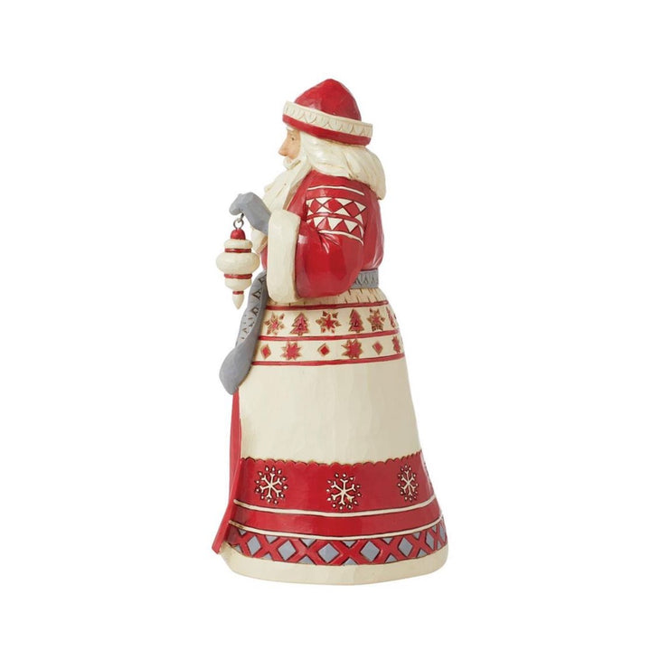 Jim Shore Nordic Noel Santa With Bag Figurine