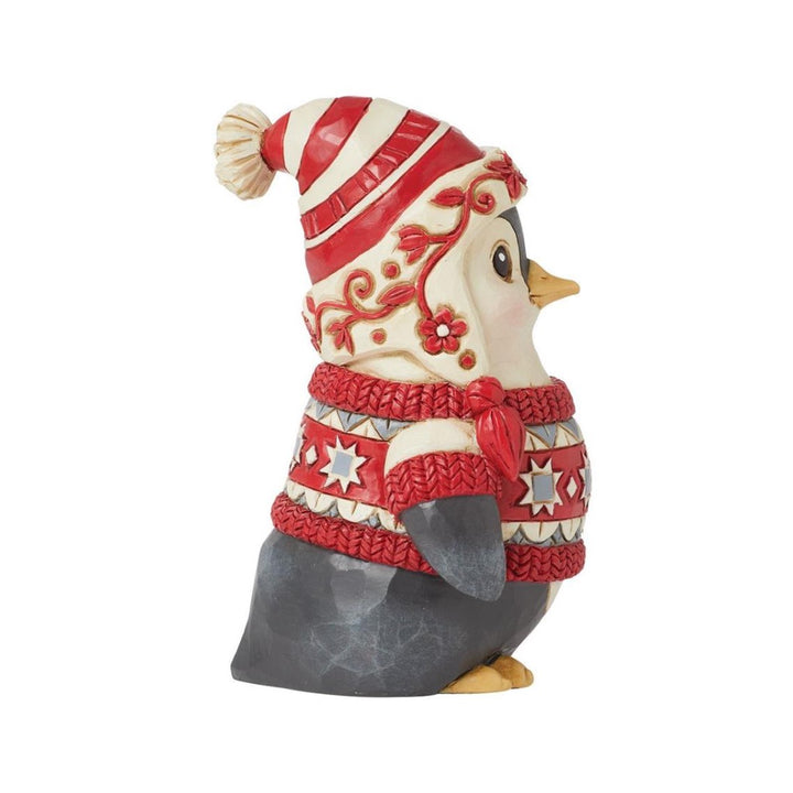 Jim Shore Nordic Noel Penguin in Sweater Figurine