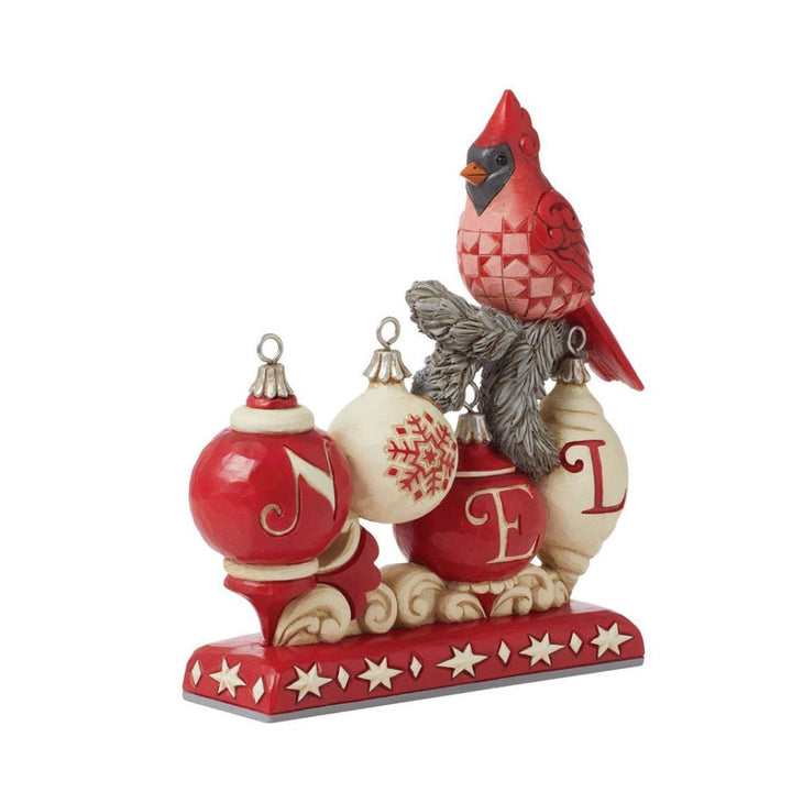 Jim Shore Nordic Noel Christmas Cardinal Figurine