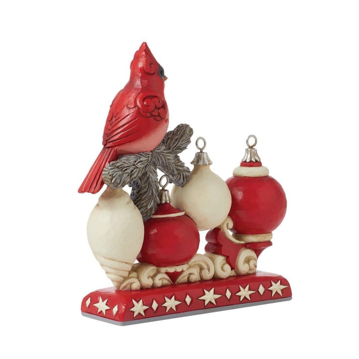 Jim Shore Nordic Noel Christmas Cardinal Figurine