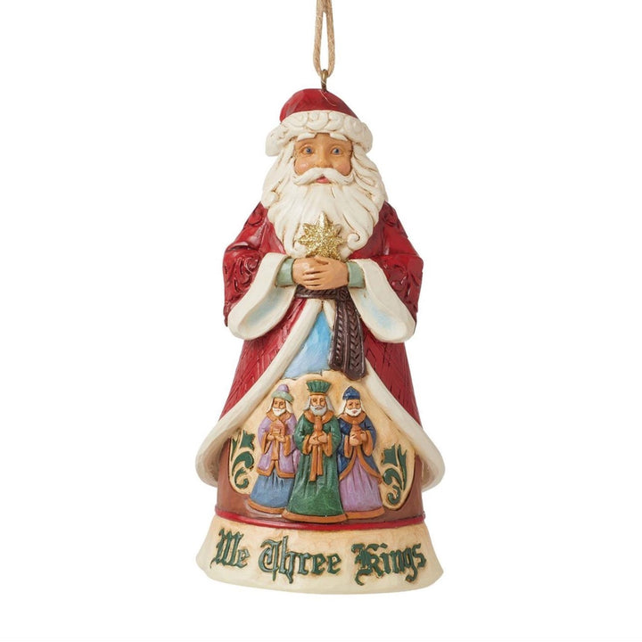 Jim Shore We Three Kings Santa Ornament