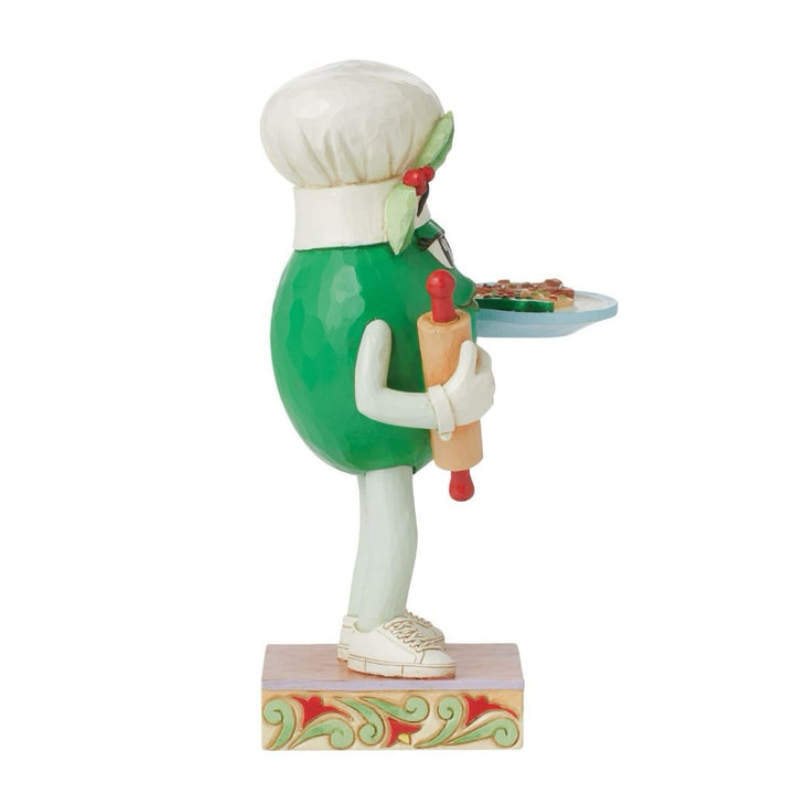 Jim Shore M&Ms Green Character with Cookies Figurine