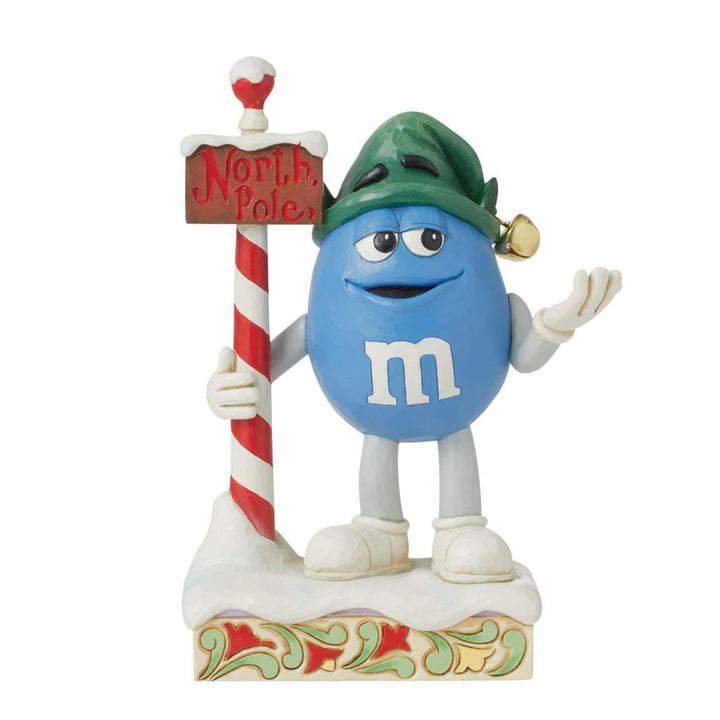 Jim Shore M&Ms Blue Character Elf Figurine