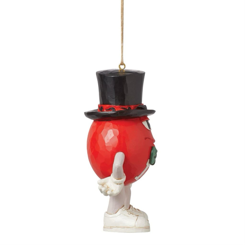 Jim Shore M&Ms Red Character in Hat Ornament