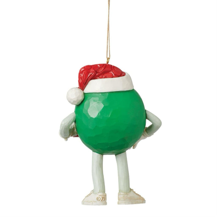 Jim Shore M&Ms Green Character in Hat Ornament