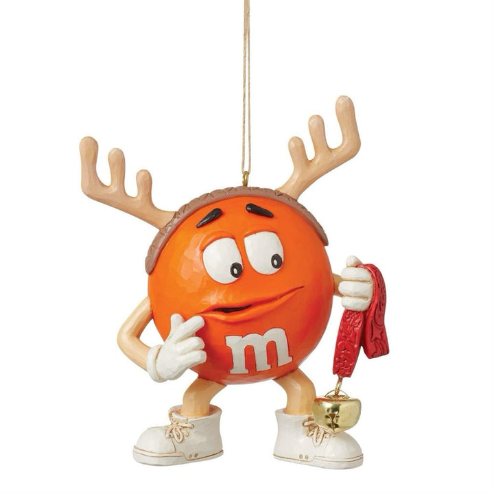 Jim Shore M&Ms Orange Character Reindeer Ornament