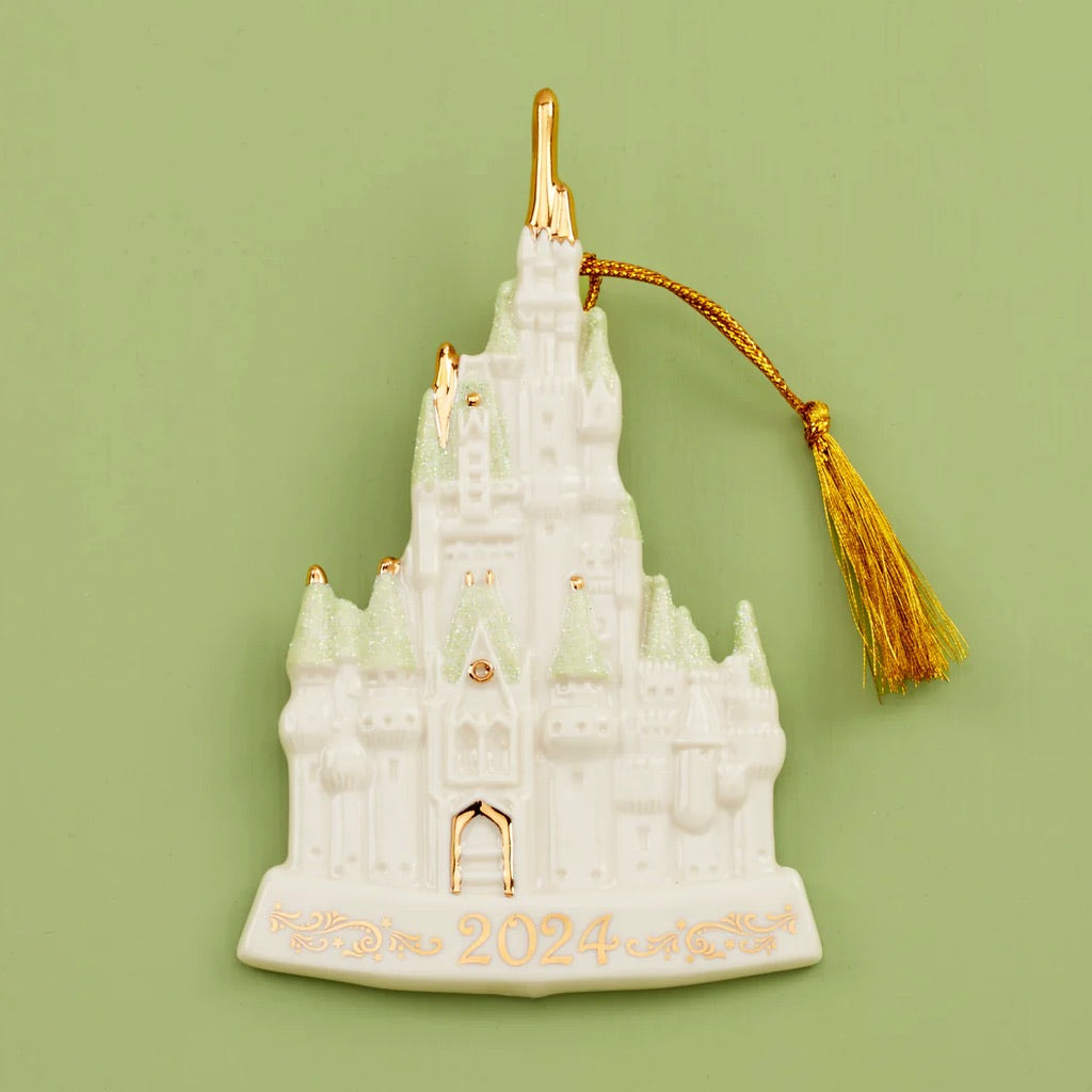Lenox 2024 Disney Cinderella Castle Ornament