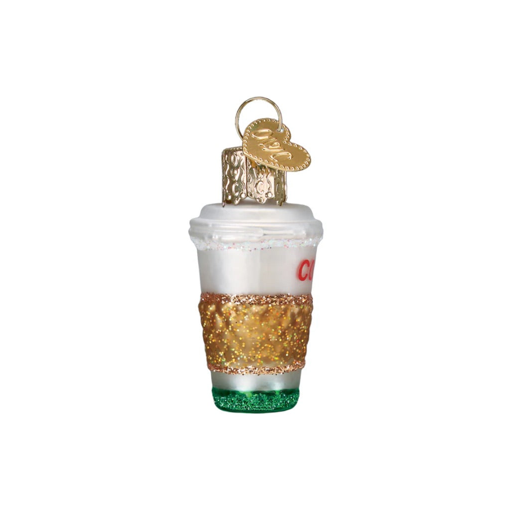 Old World Christmas Mini Coffee To Go Ornament