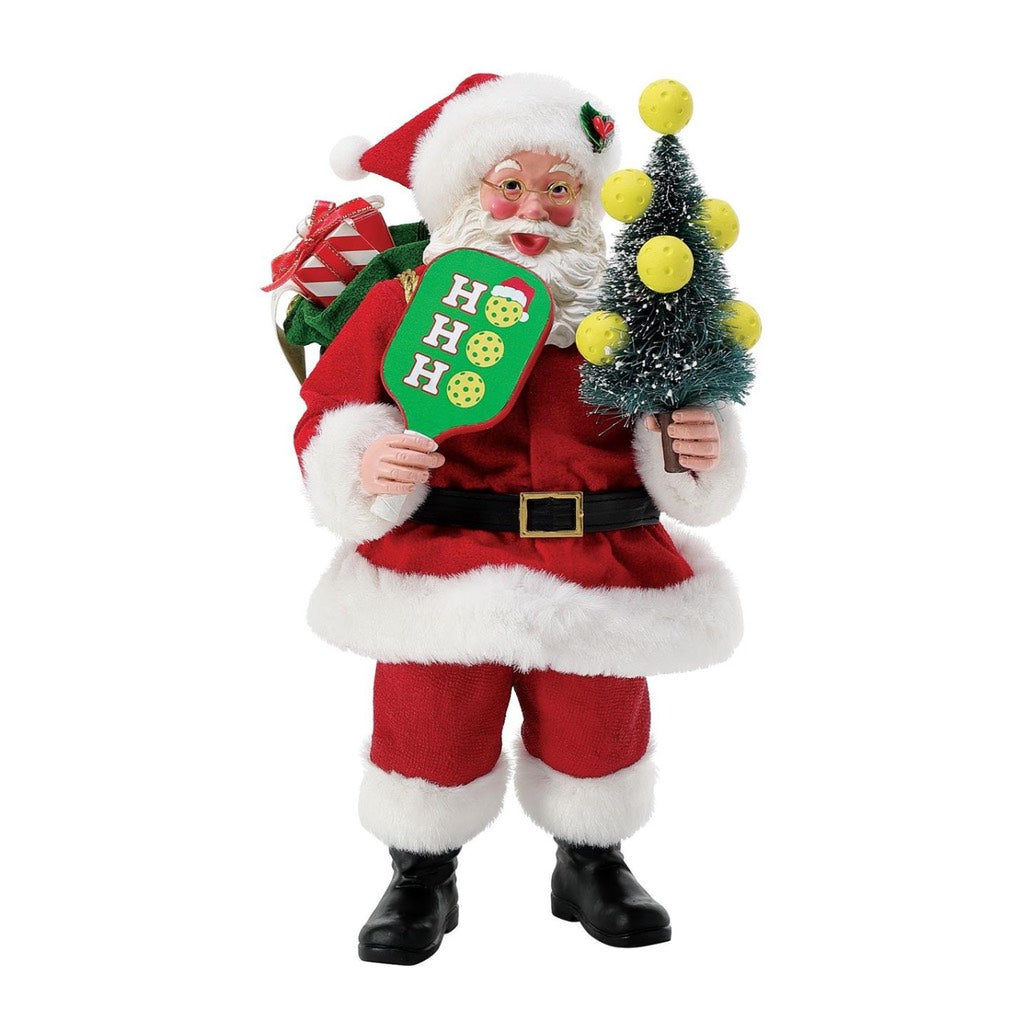 Possible Dreams Clothtique Have A Volley Jolly Christmas Santa Figurine