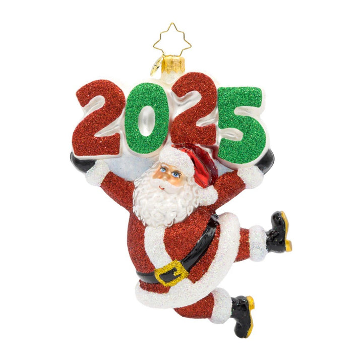 Christopher Radko Santa’s 2025 Countdown Ornament