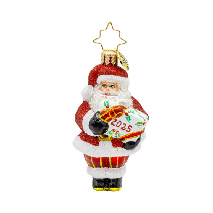 Christopher Radko Santa's Special Gift 2025 Gem Ornament