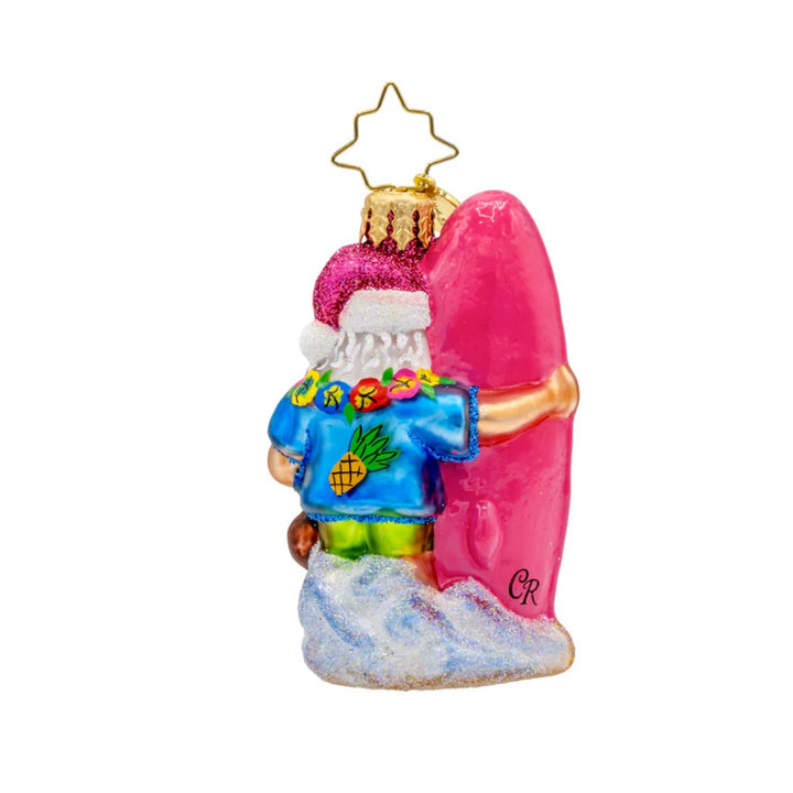 Christopher Radko 2025 Island Breeze Chris Kringle Gem Ornament