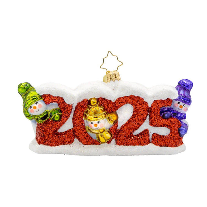 Christopher Radko 2025 Snow Day Ornament