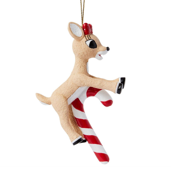 Rudolph The Red-Nosed Reindeer Clarice on Candy Cane Ornament