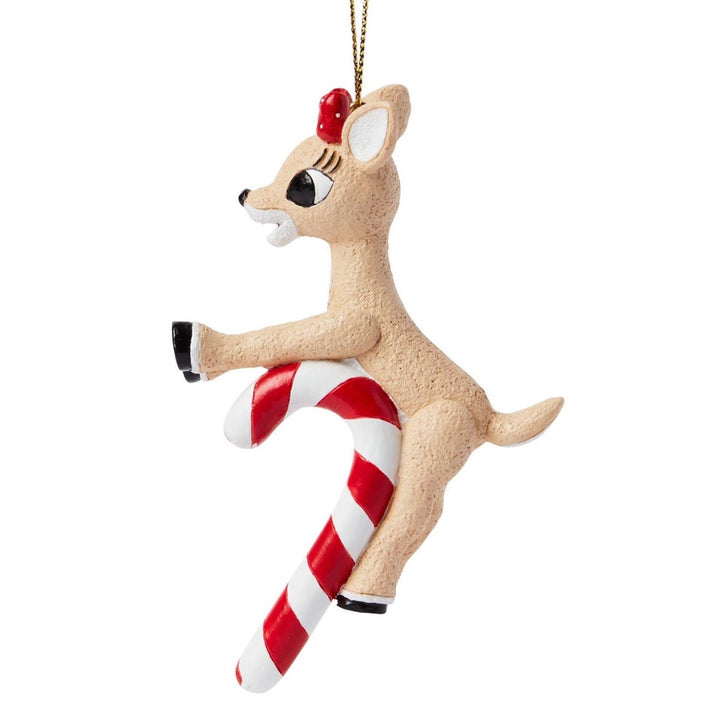 Rudolph The Red-Nosed Reindeer Clarice on Candy Cane Ornament