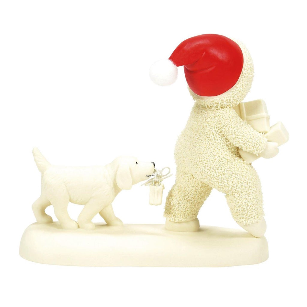 Snowbabies Puppy Parcels Figurine