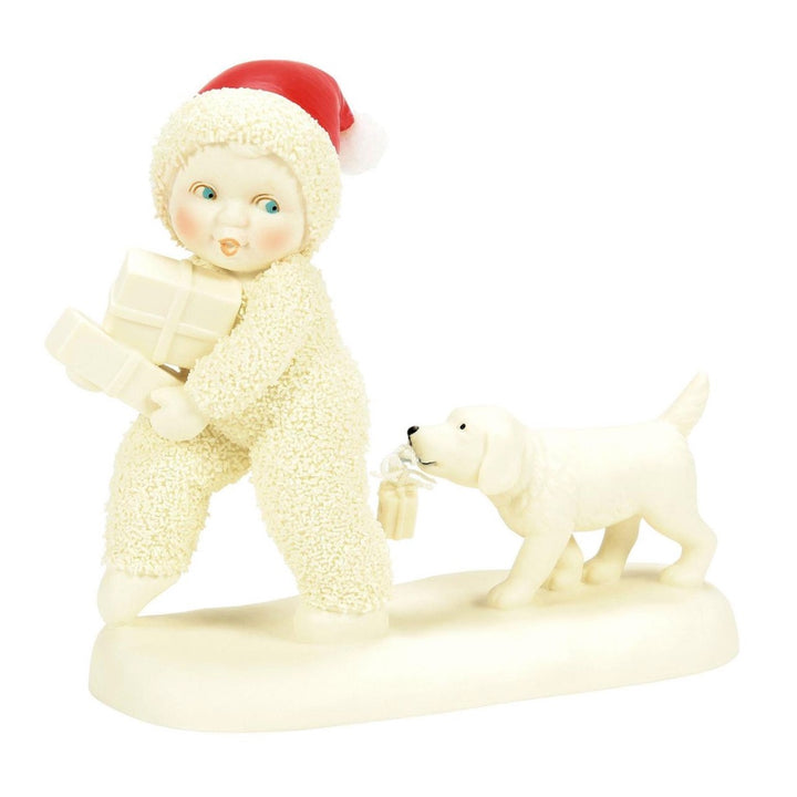 Snowbabies Puppy Parcels Figurine