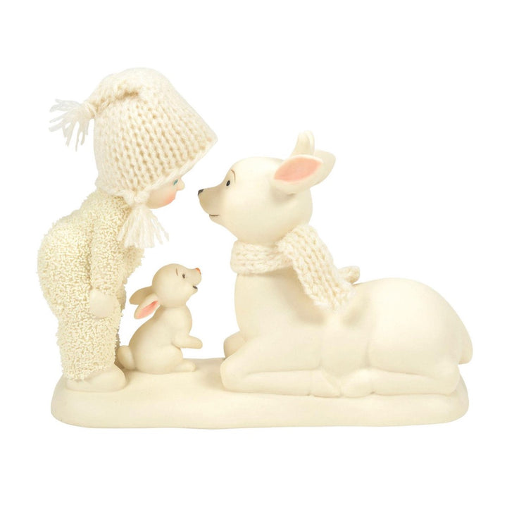 Snowbabies Deer Friends Figurine