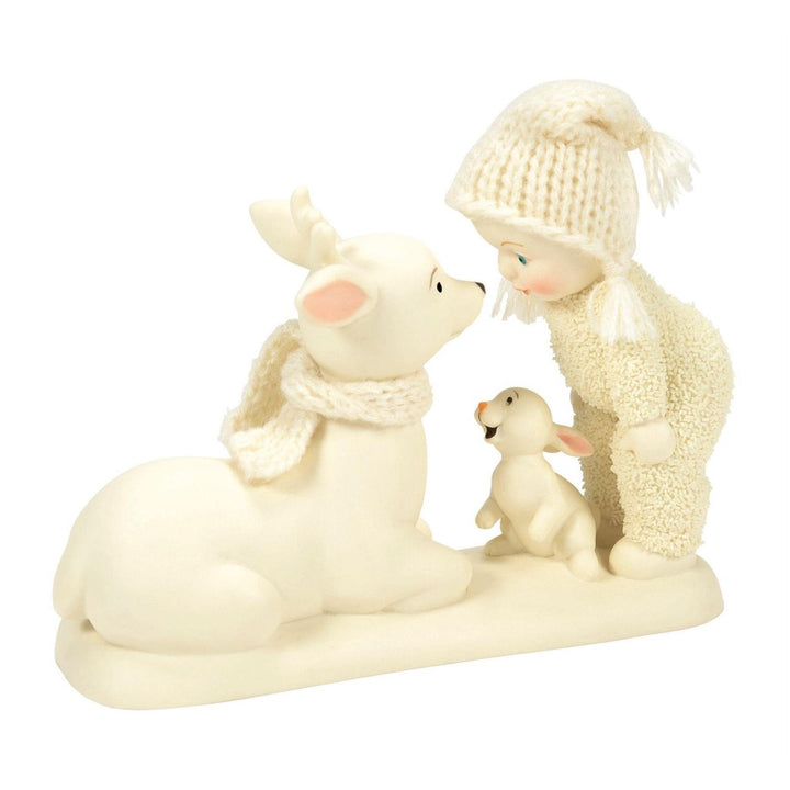 Snowbabies Deer Friends Figurine