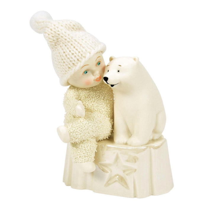 Snowbabies Polar Bear Snuggles Figurine