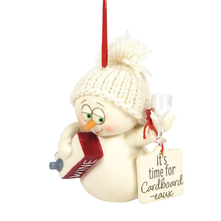 Snowpinions It's Time for Cardboard-eaux Ornament