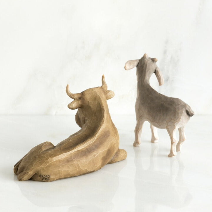 Willow Tree Ox & Goat Figurines